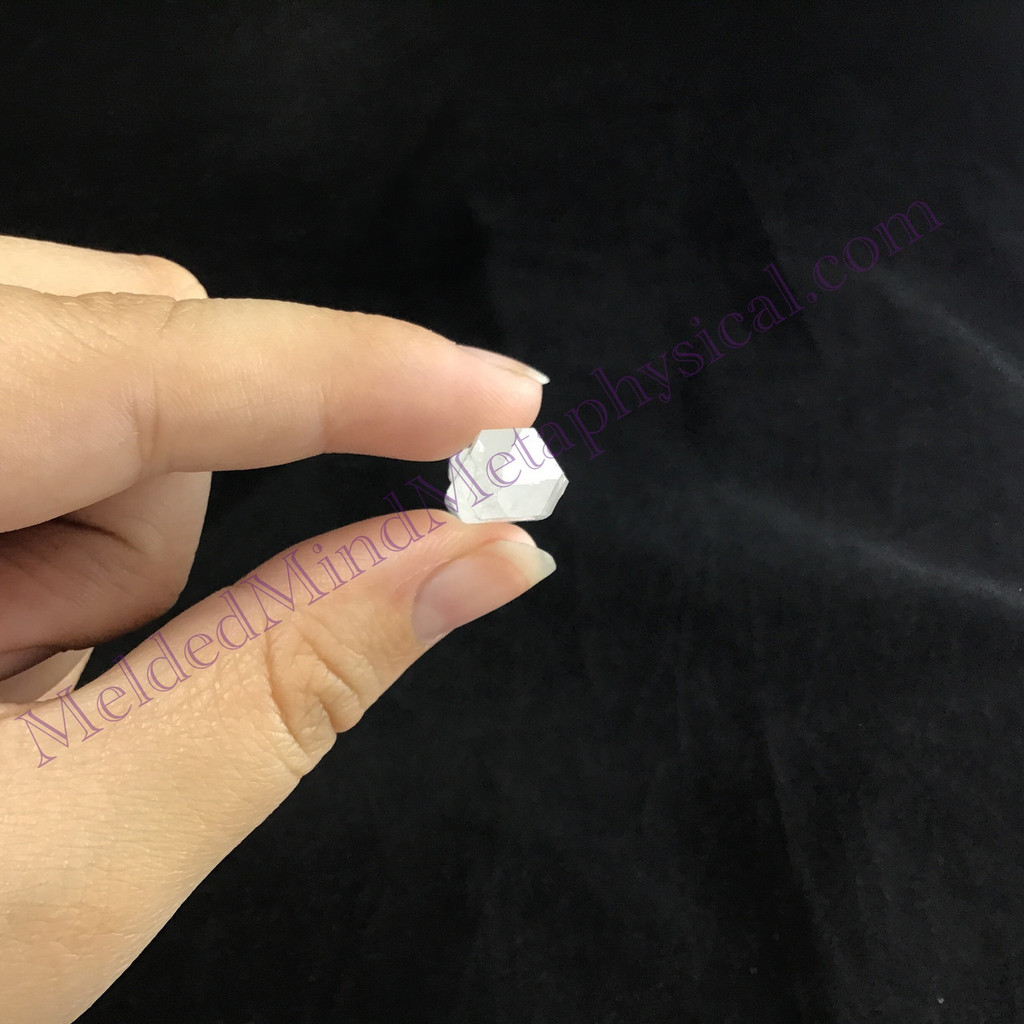 MeldedMind Lemurian Veil Quartz 1.03in Natural White Crystal 929