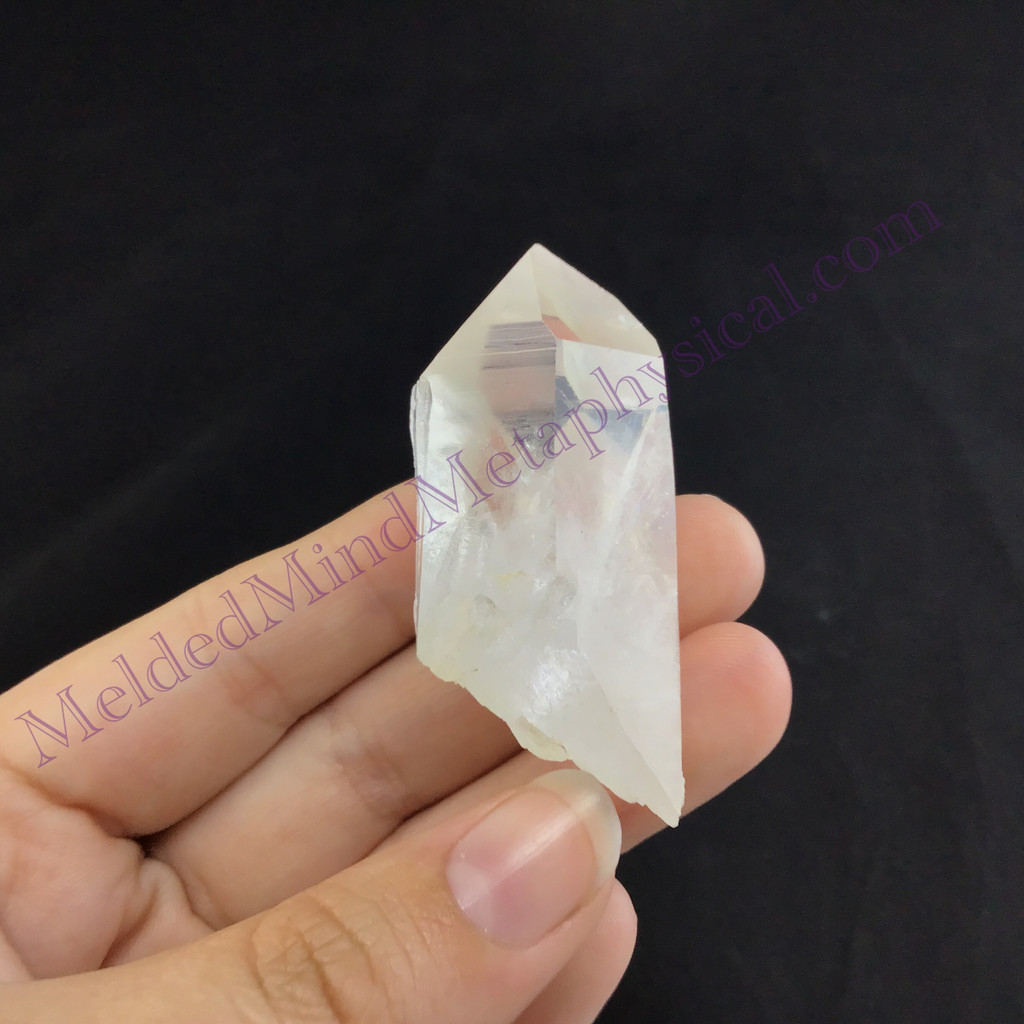 MeldedMind Channeling Isis Quartz 1.88in Natural White Crystal 925