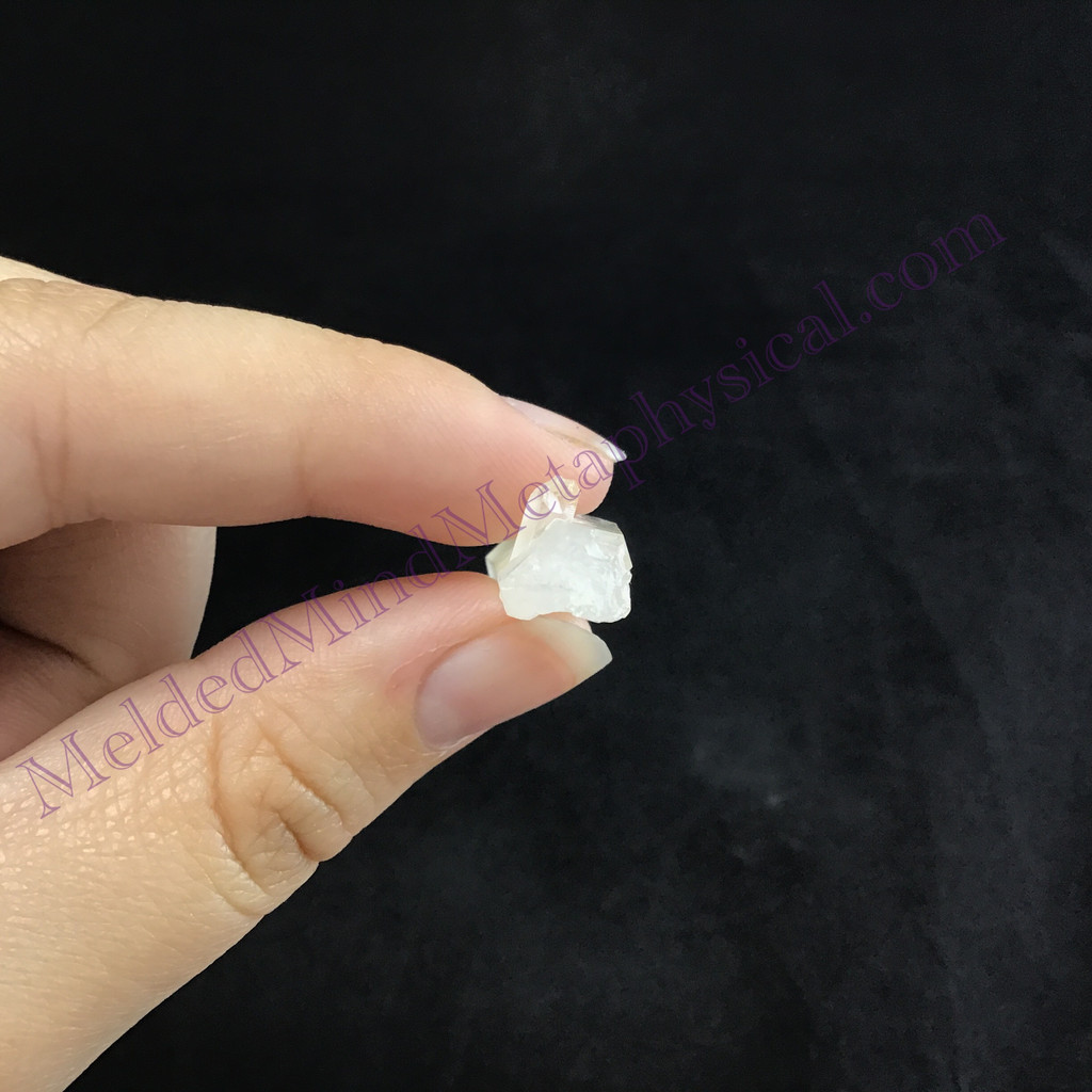 MeldedMind Twin Window Bridge Quartz 1.55in Natural White Crystal 863