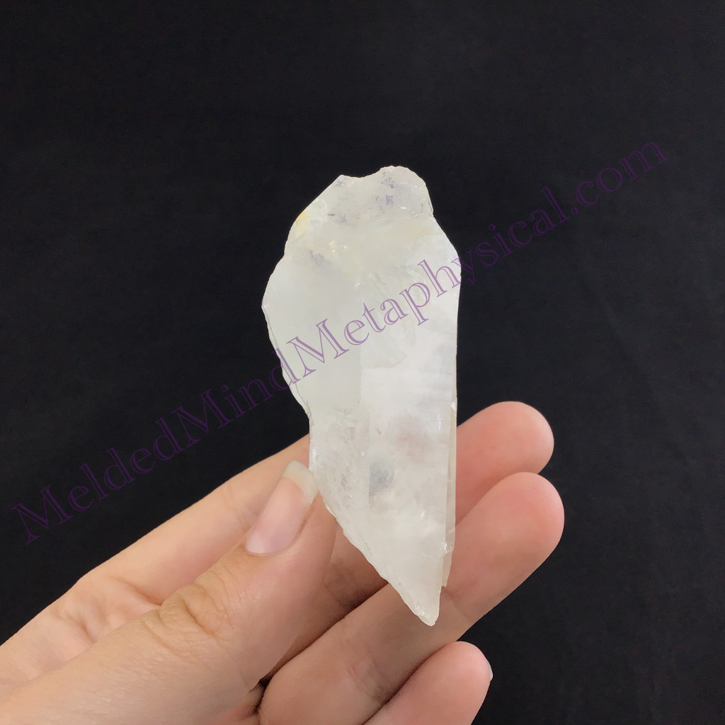 MeldedMind Rainbow Fairy Dust Veil Quartz 2.62in Natural White Crystal 924