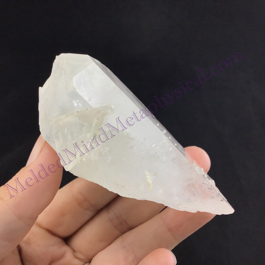 MeldedMind Fairy Dust Warrior Quartz 3.02in Natural White Crystal 939