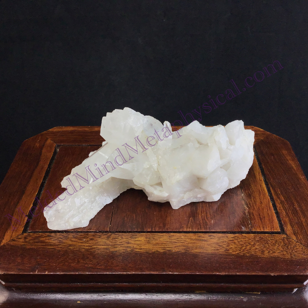 MeldedMind Fairy Dust Warrior Quartz 3.56in Natural White Crystal 940
