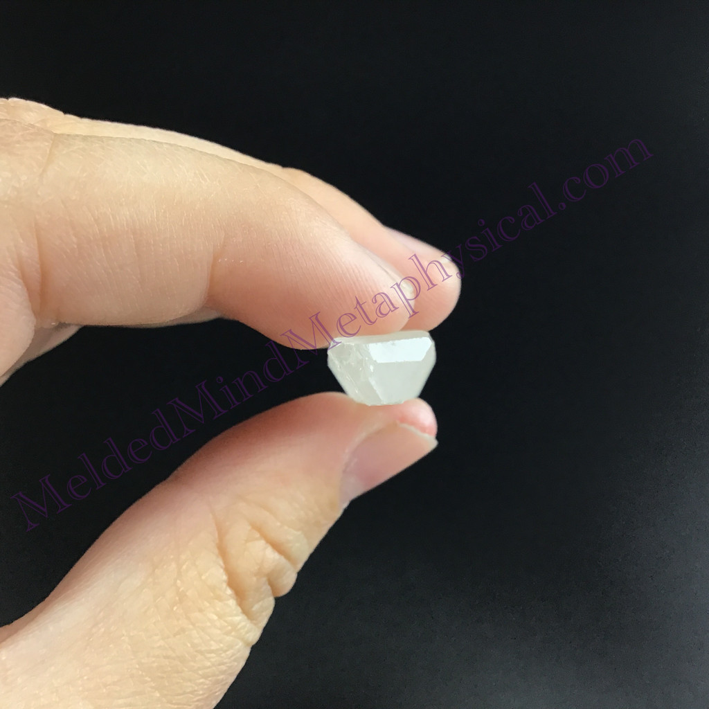 MeldedMind Fairy Dust Lemurian Quartz 3.02in Natural White Crystal 908
