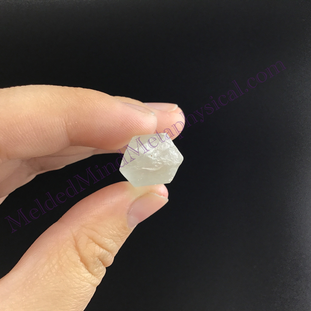 MeldedMind Fairy Dust Lemurian Quartz 3.25in Natural White Crystal 910