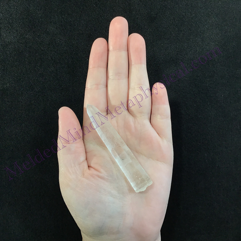MeldedMind Fairy Dust Lemurian Quartz 3.01in Natural White Crystal 913