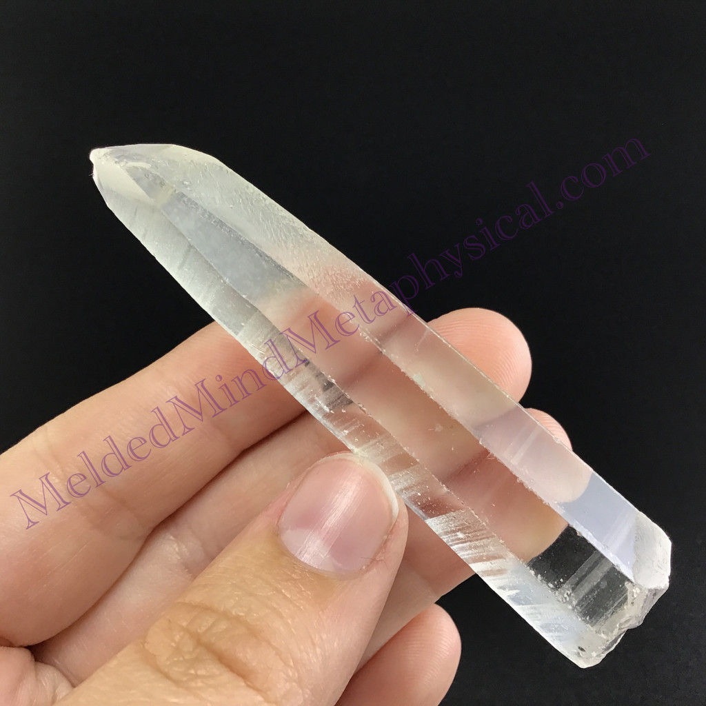 MeldedMind Fairy Dust Lemurian Quartz 3.16in Natural White Crystal 914