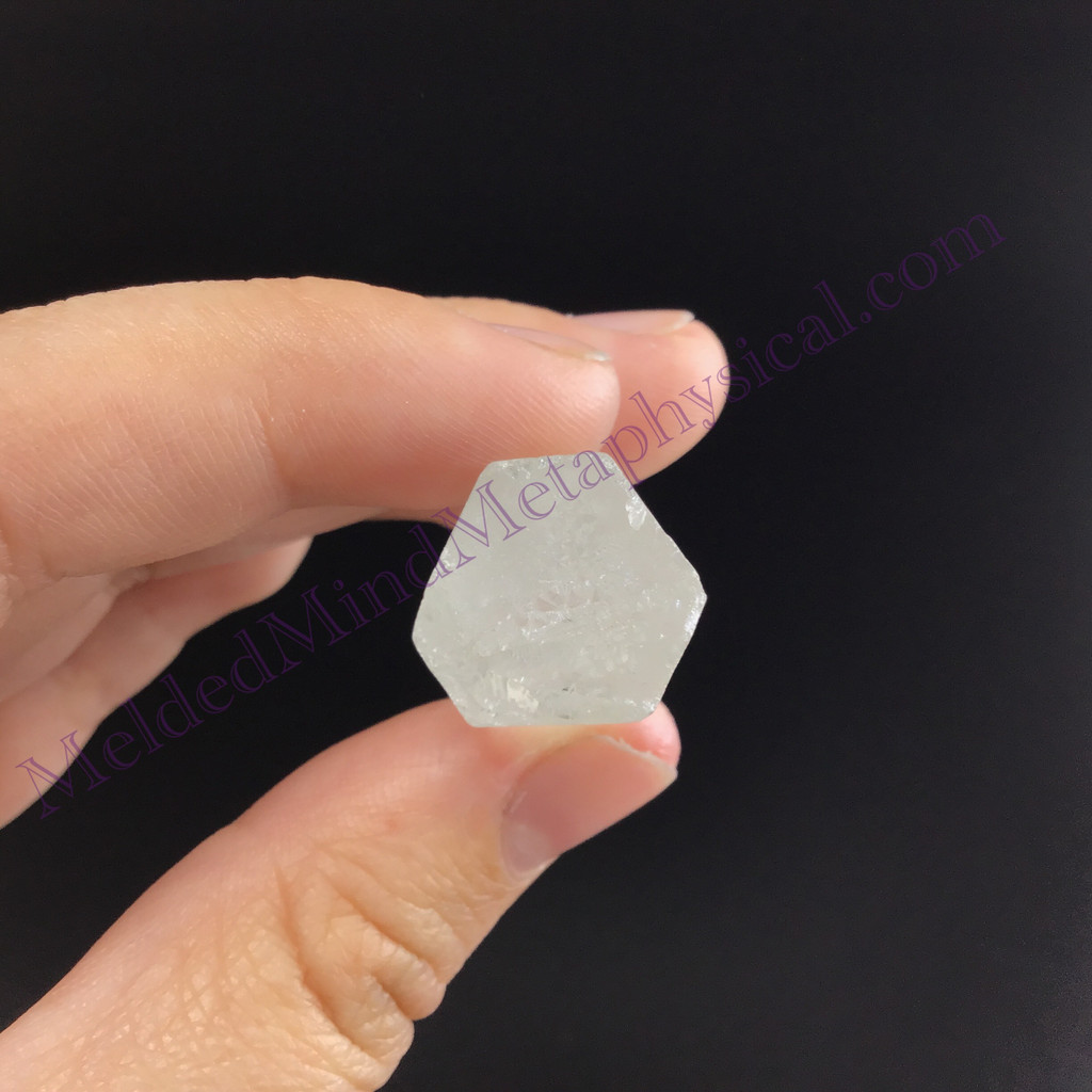 MeldedMind Fairy Dust Lemurian Quartz 3.16in Natural White Crystal 914