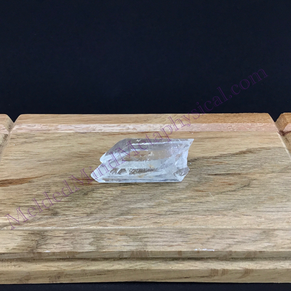 MeldedMind Lemurian Twin Quartz 1.75in Natural White Crystal 889