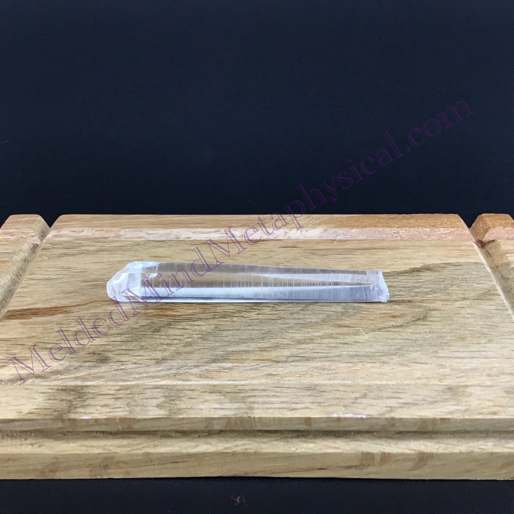 MeldedMind Lemurian Laser Quartz 3in Natural White Crystal 920