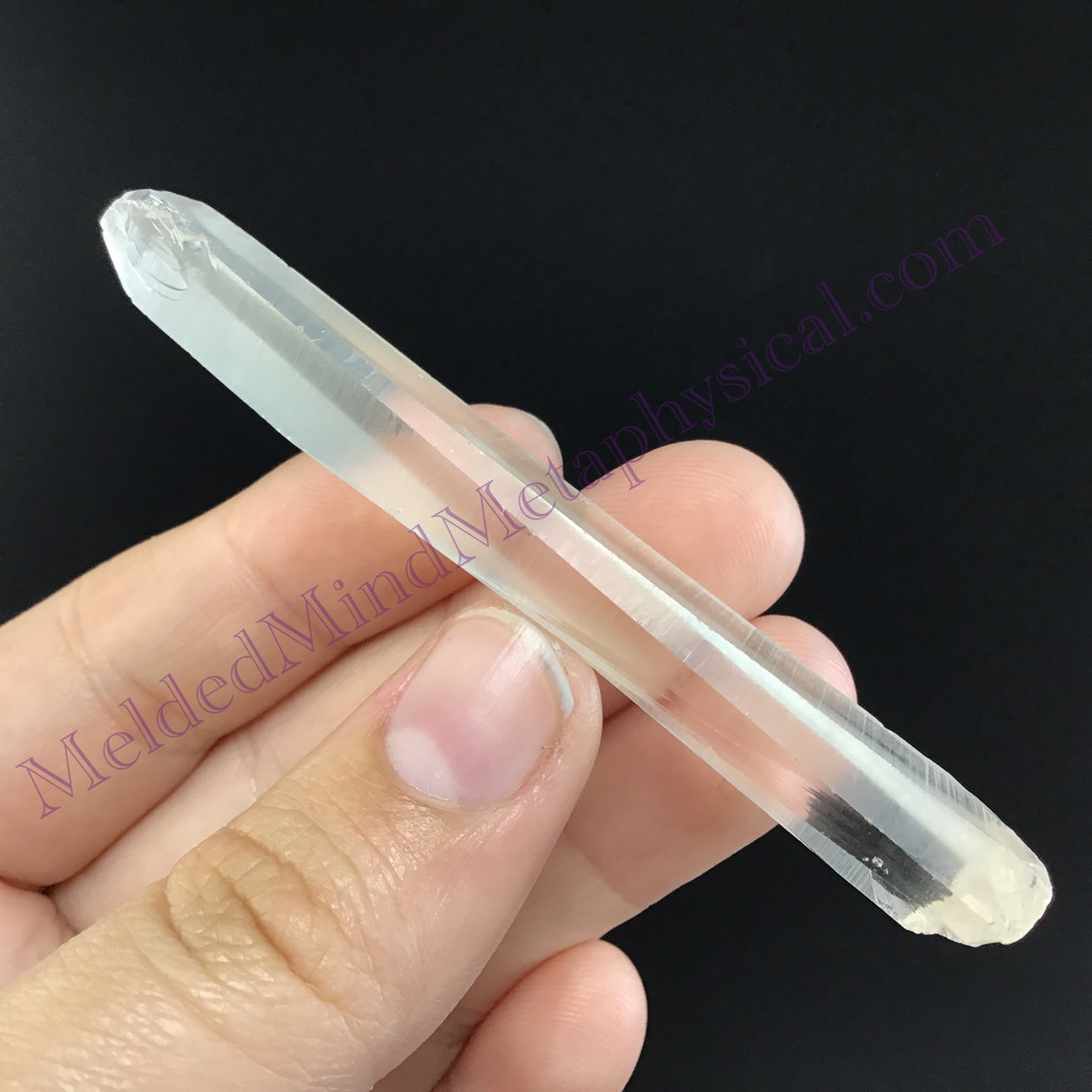 MeldedMind Lemurian Laser Quartz 2.95in Natural White Crystal 919