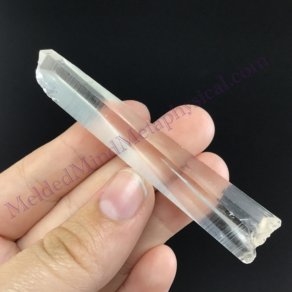 MeldedMind Lemurian Laser Quartz 2.95in Natural White Crystal 919