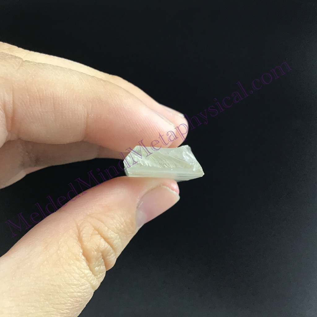 MeldedMind Lemurian Quartz 3.35in Natural White Clear Crystal 907