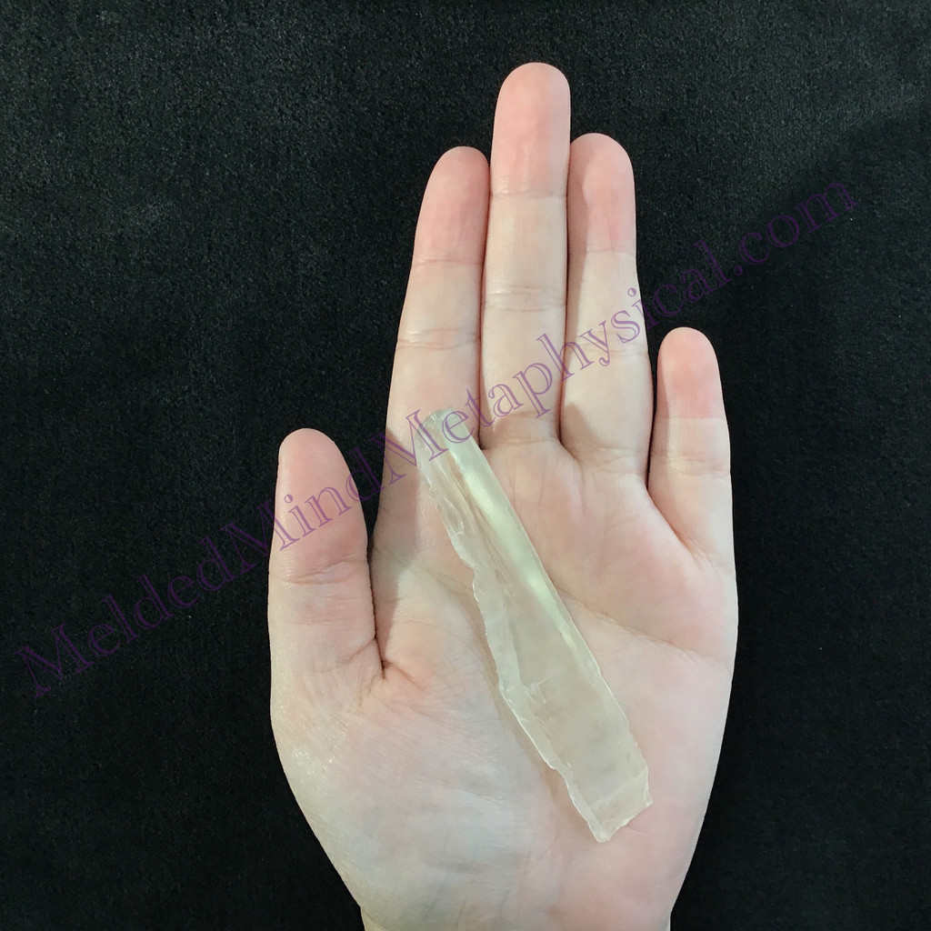 MeldedMind Lemurian Quartz 3.35in Natural White Clear Crystal 907