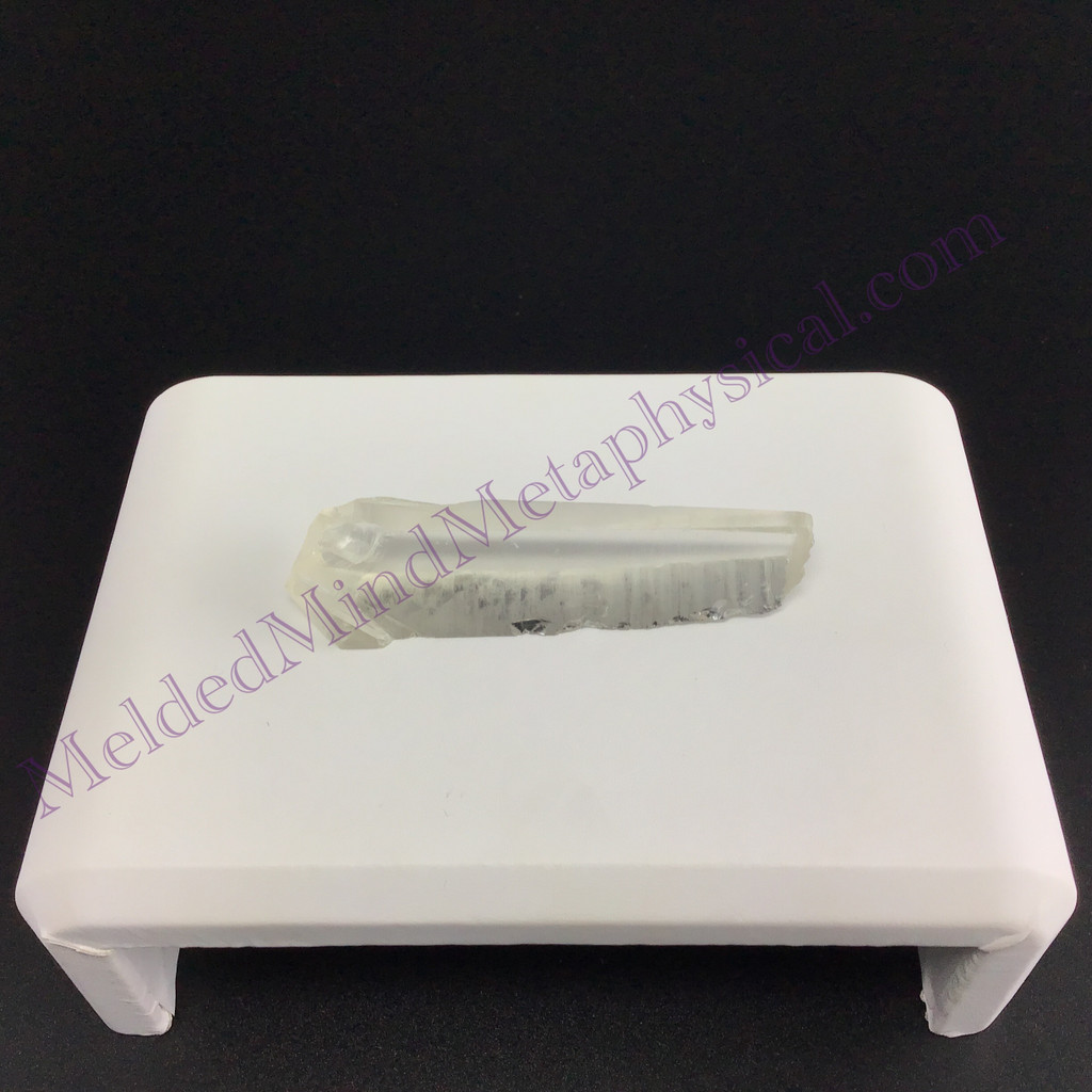 MeldedMind Lemurian Quartz 3in Natural White Clear Crystal 905