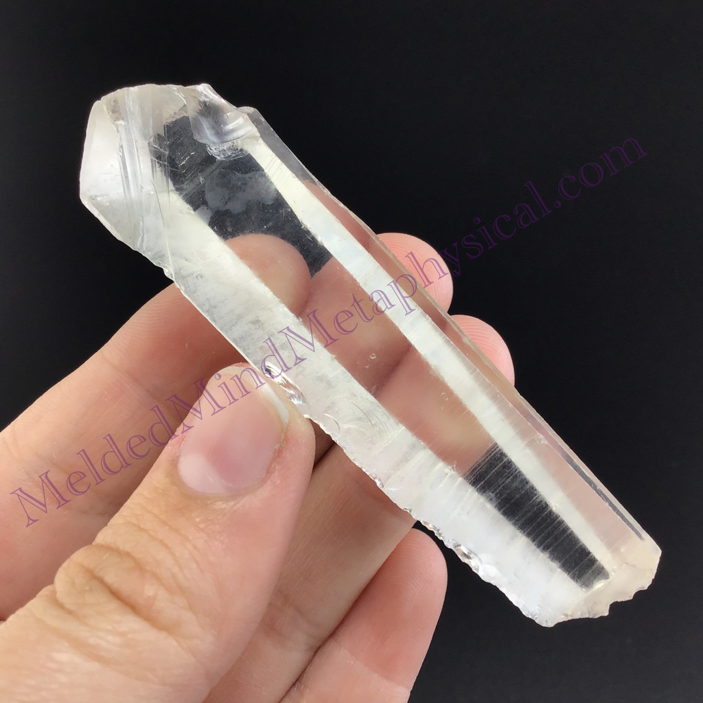 MeldedMind Lemurian Quartz 3in Natural White Clear Crystal 905