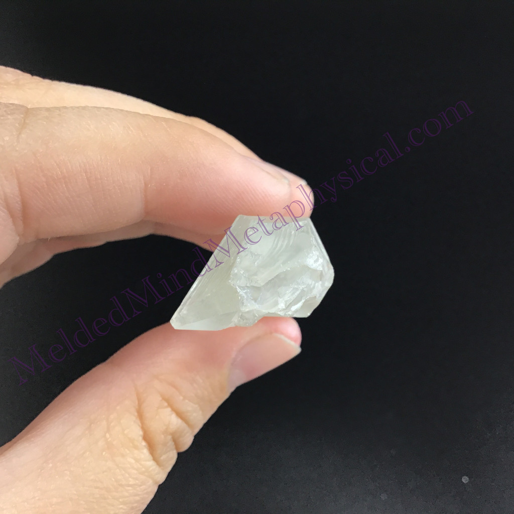 MeldedMind Lemurian Quartz 3in Natural White Clear Crystal 905