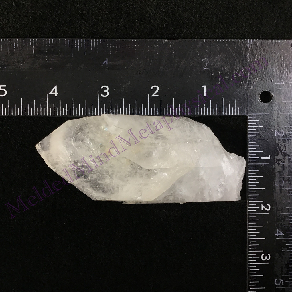 MeldedMind Lemurian Quartz 4.19in Natural White Clear Crystal 782