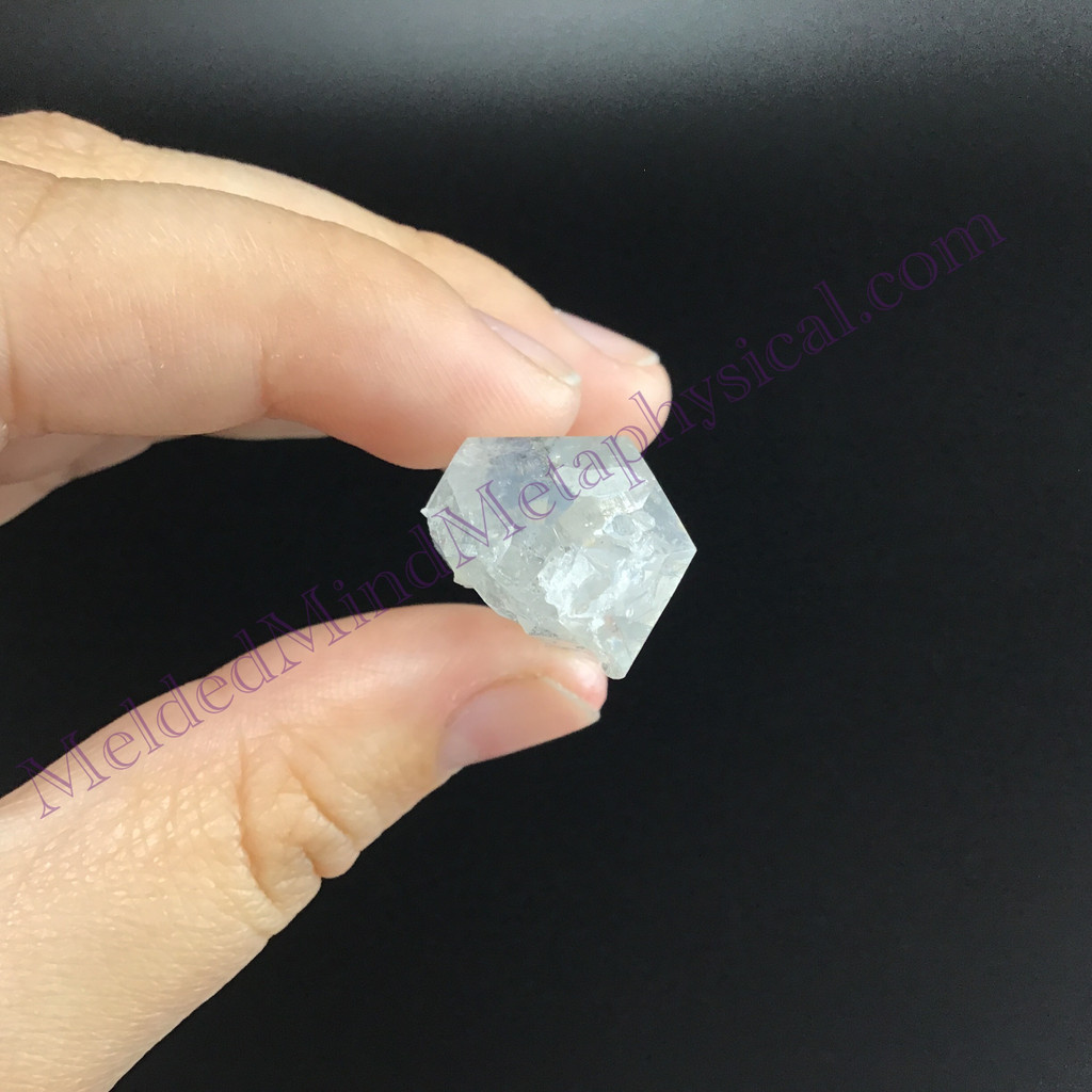 MeldedMind Lemurian Key Quartz Specimen 2.46in Natural White Crystal Stone 887