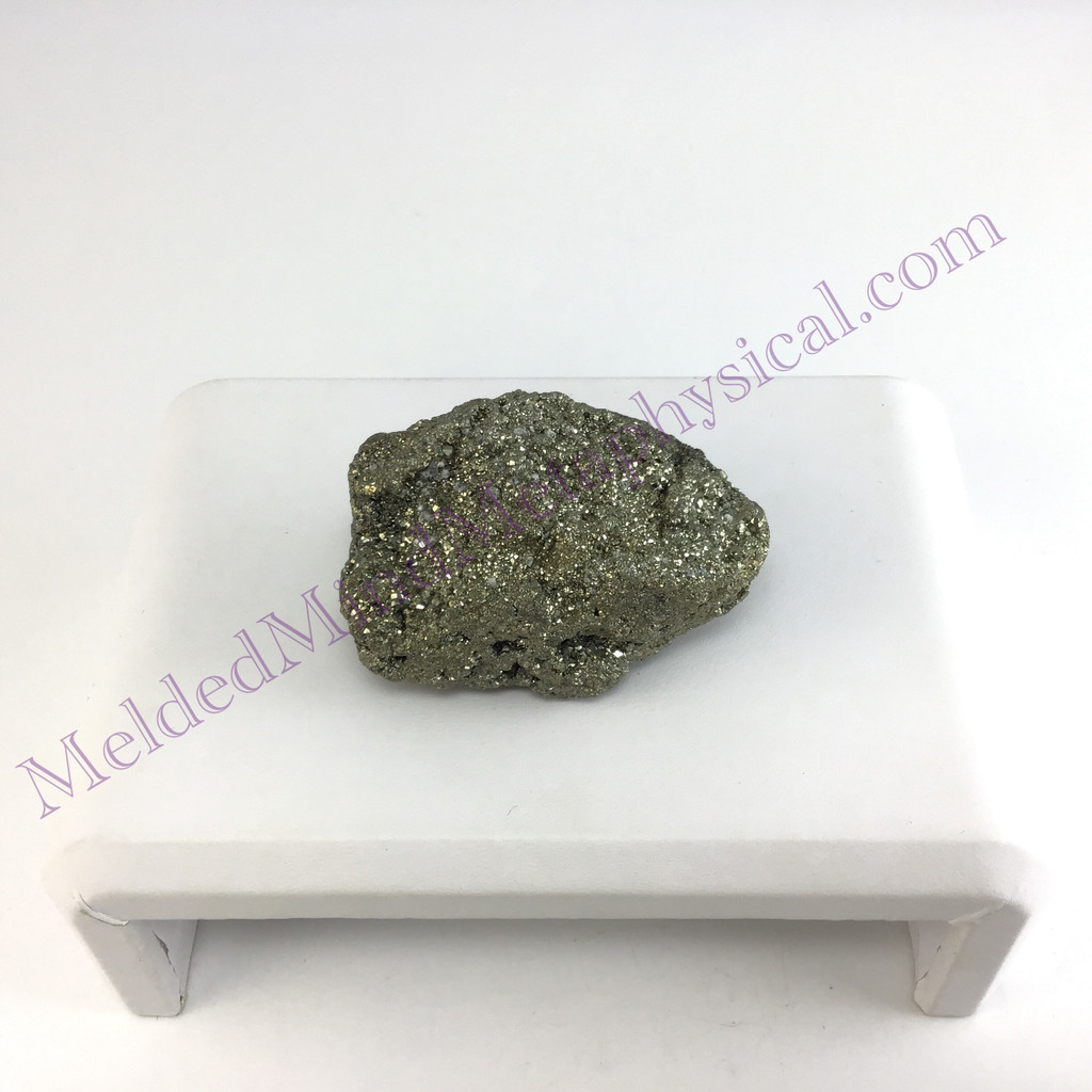 MeldedMind Peru Pyrite Rough Specimen 2.28in Natural Gray Crystal 020