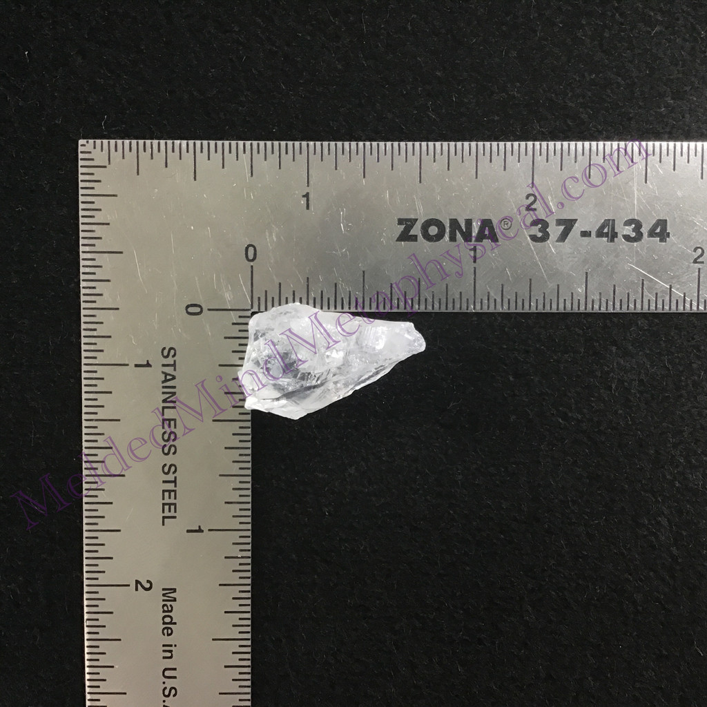 MeldedMind SatyaMani Quartz Specimen .82in Natural White Crystal 096