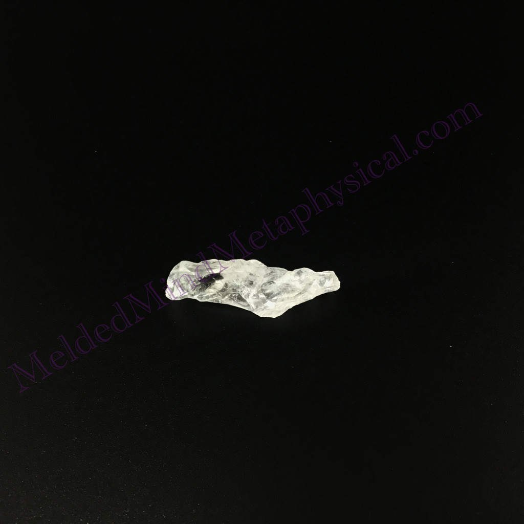 MeldedMind SatyaMani Quartz Specimen 1.39in Natural White Crystal 097