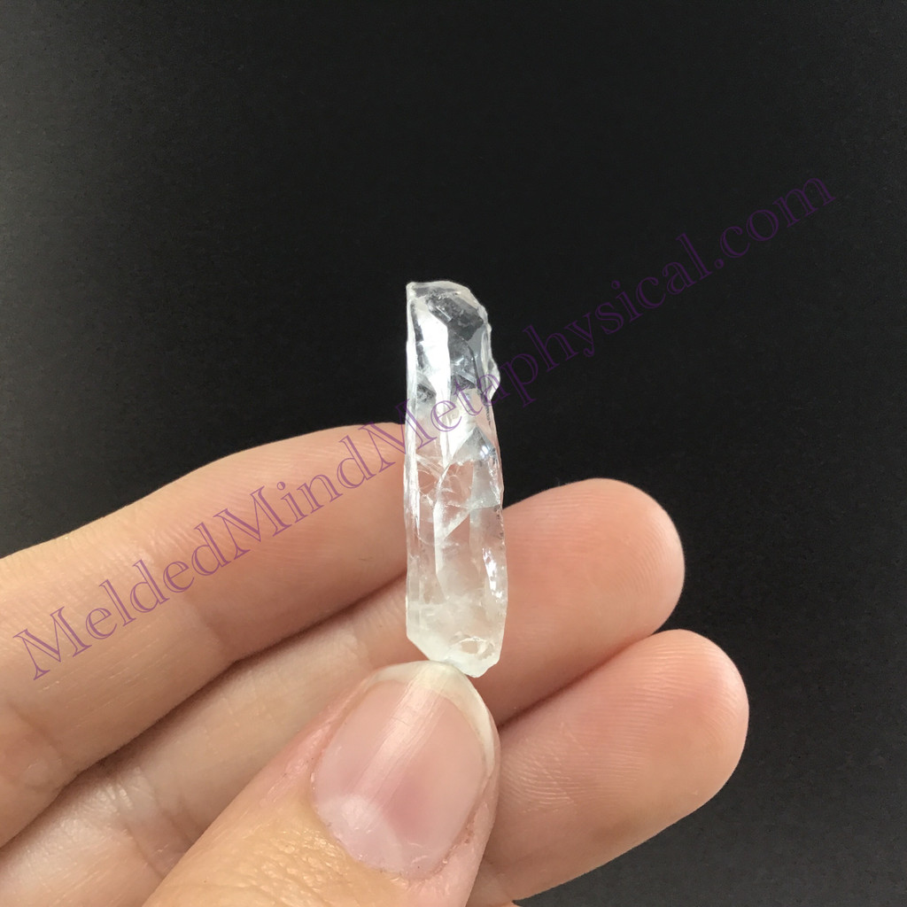 MeldedMind SatyaMani Quartz Specimen 1.12in Natural White Crystal 102