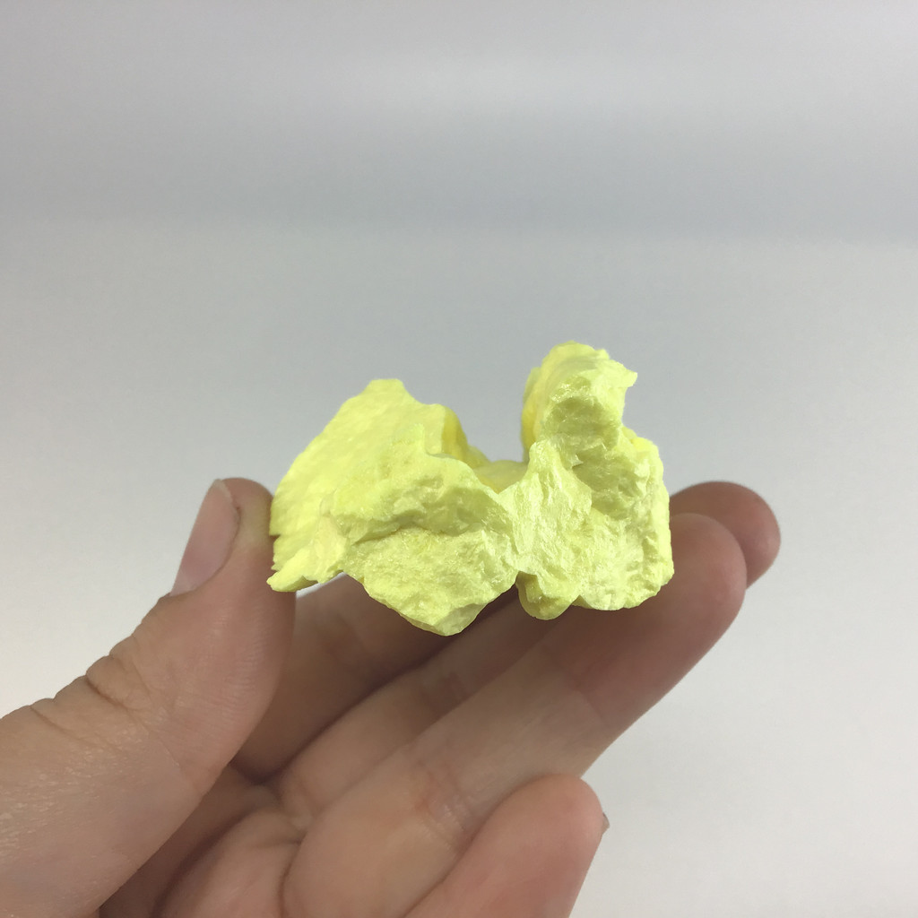 MeldedMind Louisiana Sulphur Sulfur Specimen 2.37in Natural Yellow Mineral 039