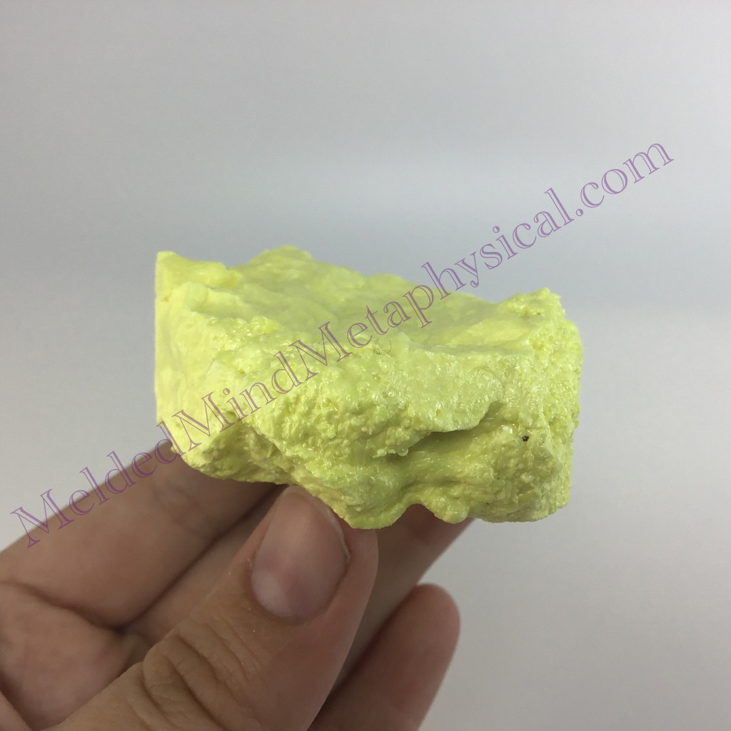 MeldedMind Louisiana Sulphur Sulfur Specimen 2.50in Natural Yellow Mineral 023