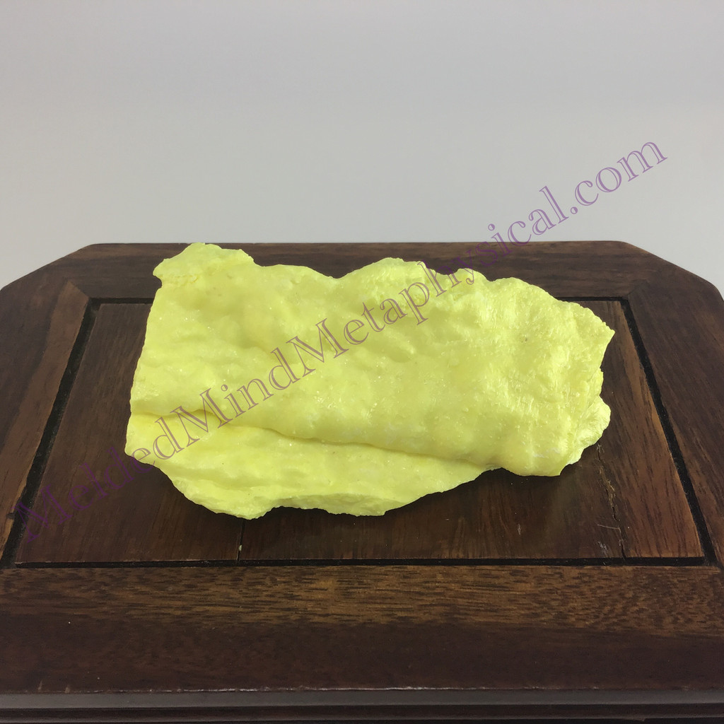 MeldedMind Louisiana Sulphur Sulfur Specimen 3.50in Natural Yellow Mineral 048
