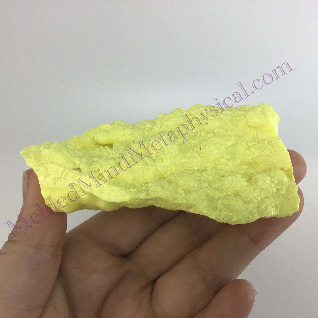 MeldedMind Louisiana Sulphur Sulfur Specimen 3.50in Natural Yellow Mineral 048