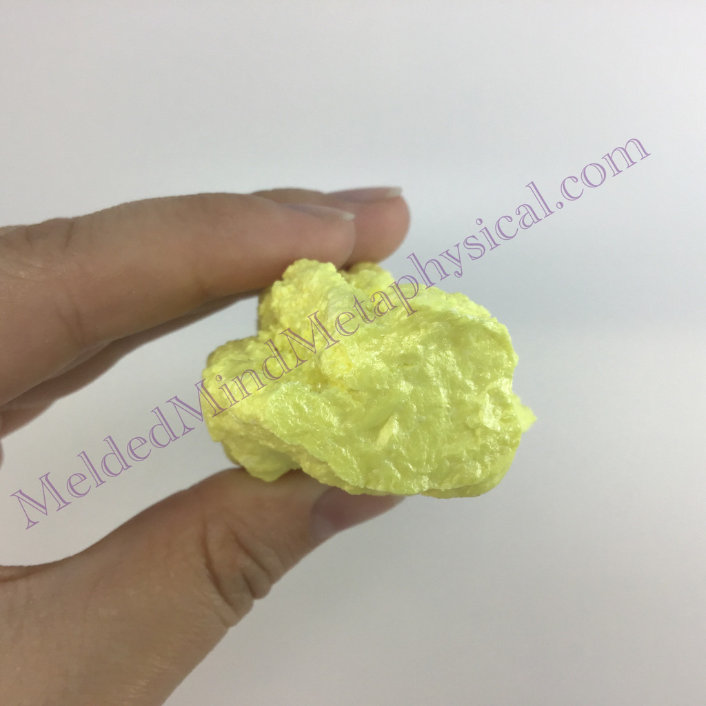 MeldedMind Louisiana Sulphur Sulfur Specimen 3.50in Natural Yellow Mineral 048