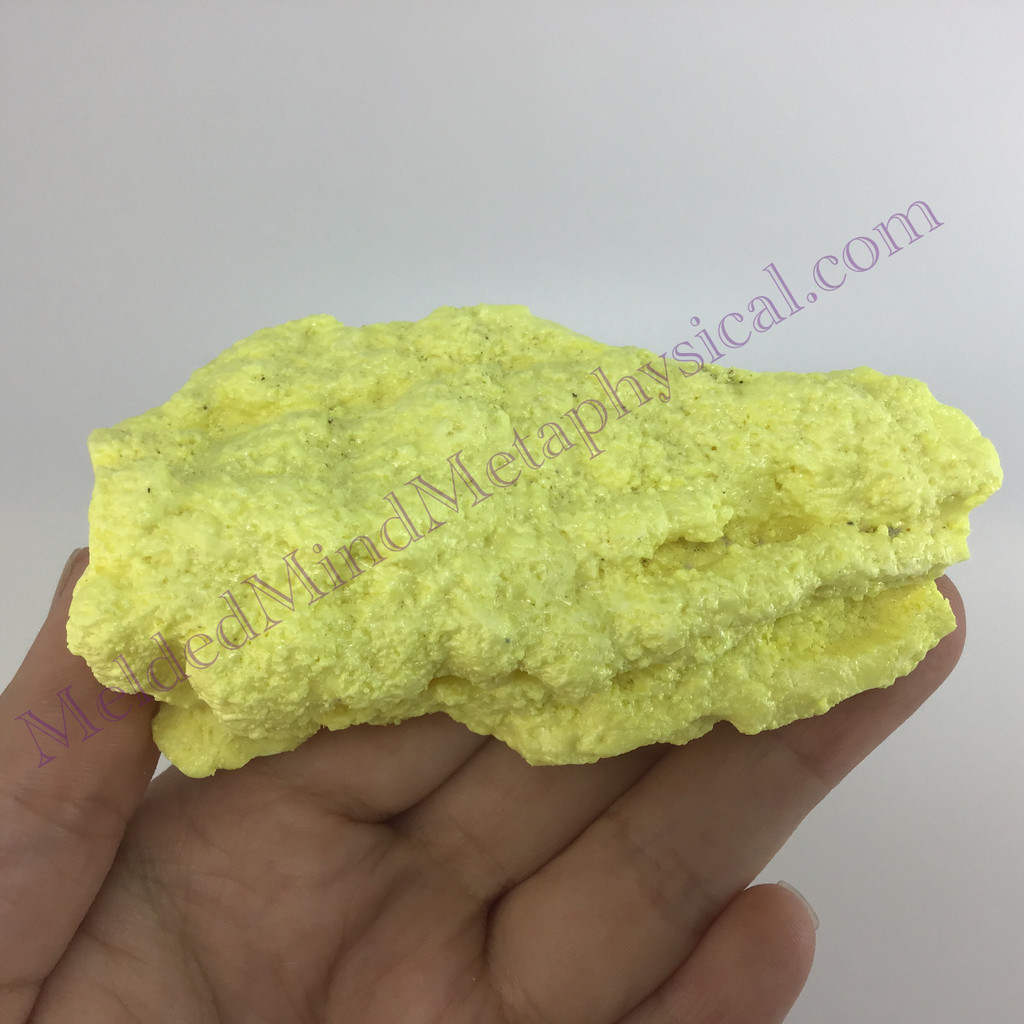 MeldedMind Louisiana Sulphur Sulfur Specimen 3.50in Natural Yellow Mineral 048