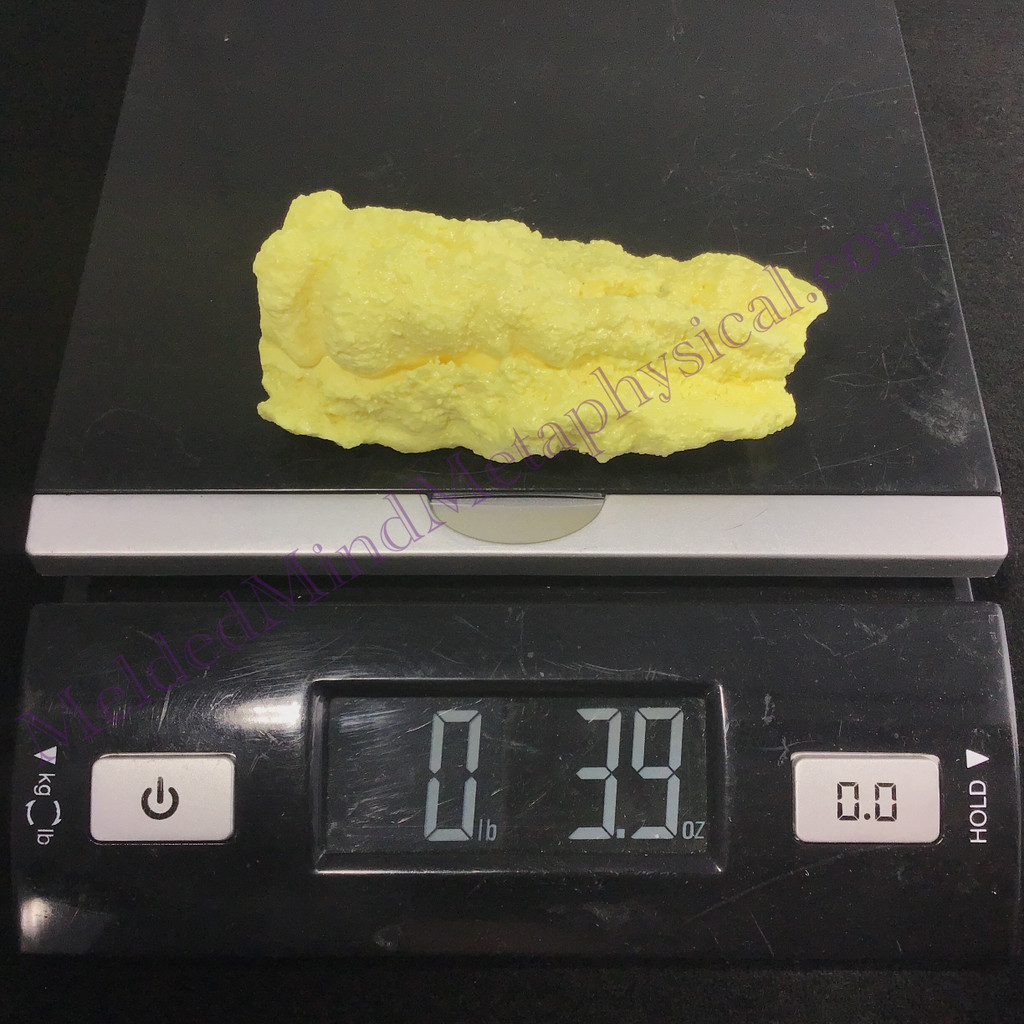 MeldedMind Louisiana Sulphur Sulfur Specimen 3.50in Natural Yellow Mineral 048