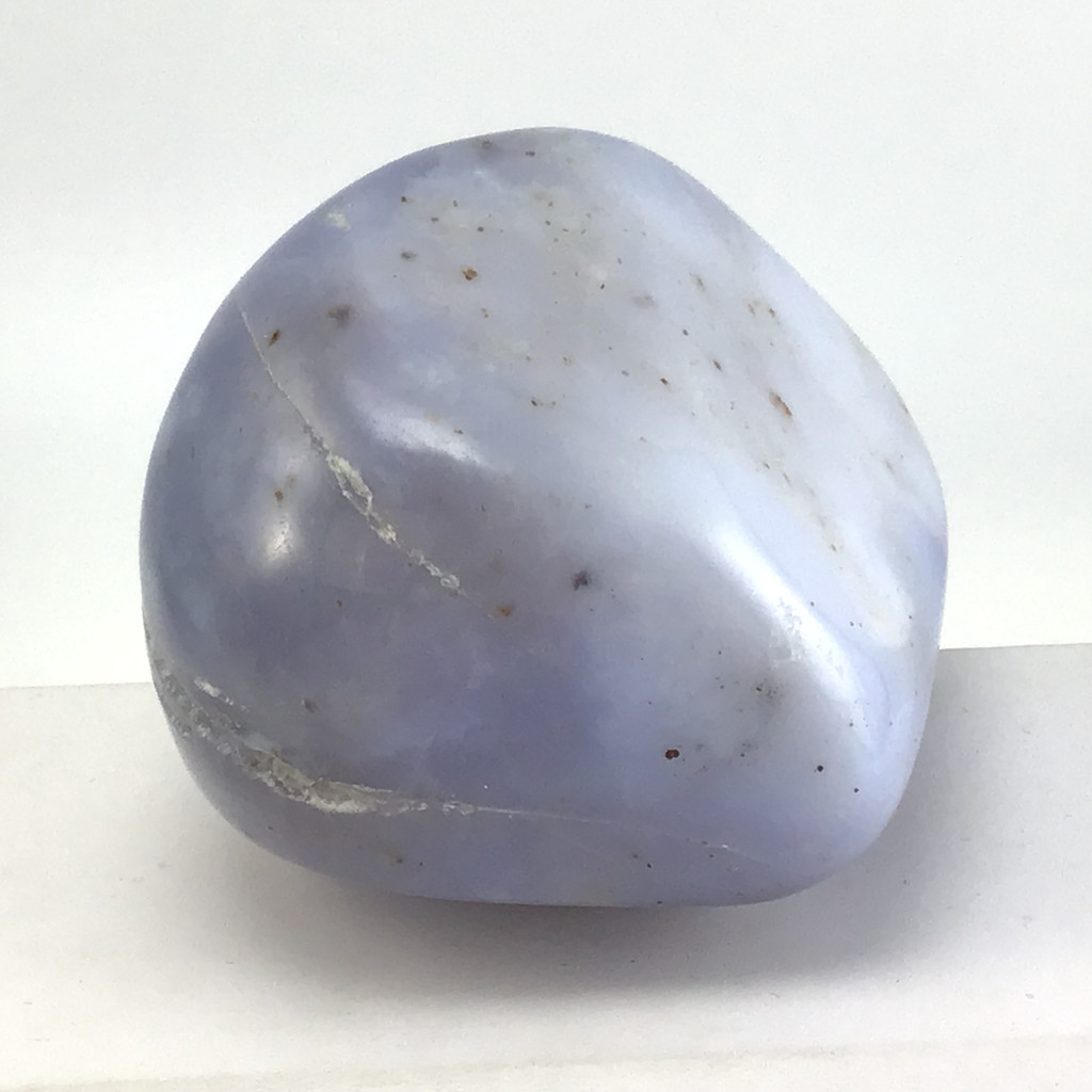 MeldedMind Polished Blue Chalcedony Freeform 2.15lbs Natural Crystal Stone 170