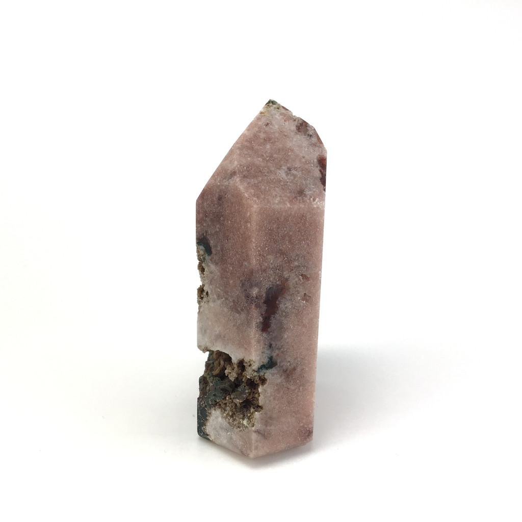 MeldedMind Pink Amethyst Obelisk Natural Stone Pink Patagonia Crystal 180