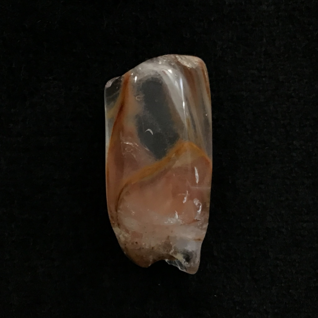 MeldedMind Amphibole Quartz Specimen 1.50in Natural Angel Phantom Crystal 101