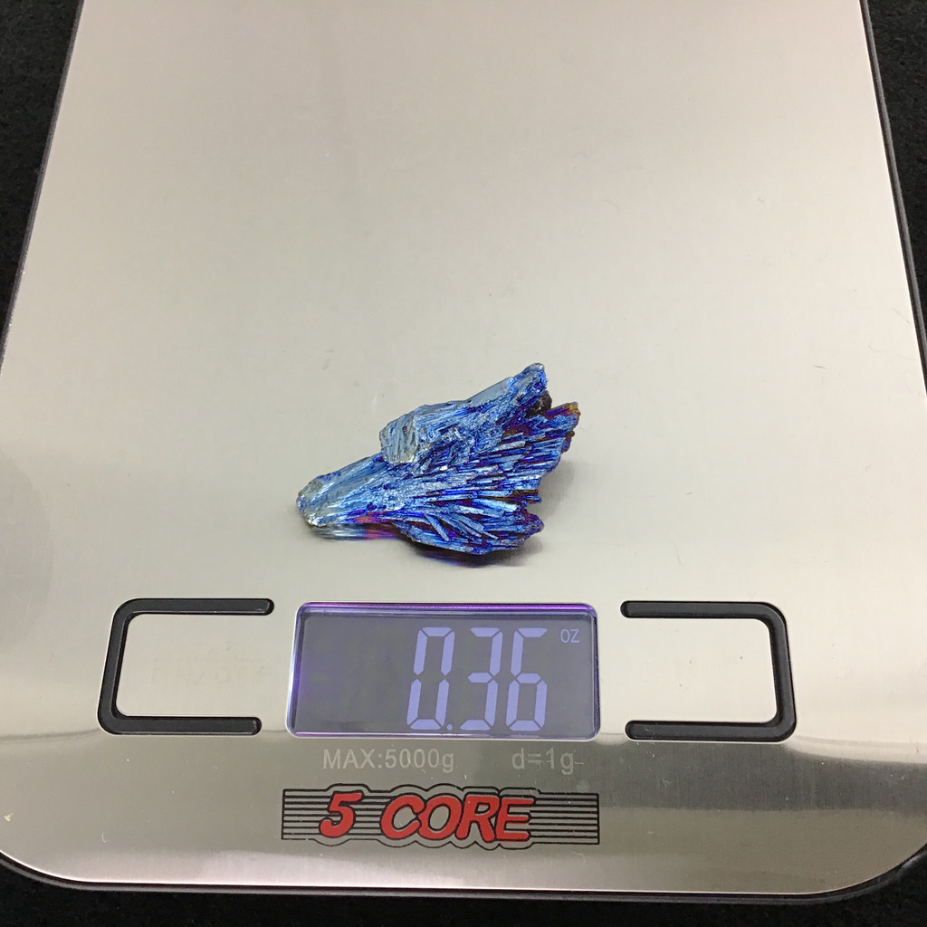 MeldedMind Aura Kyanite Blade Specimen 1.63in Rainbow Crystal 070