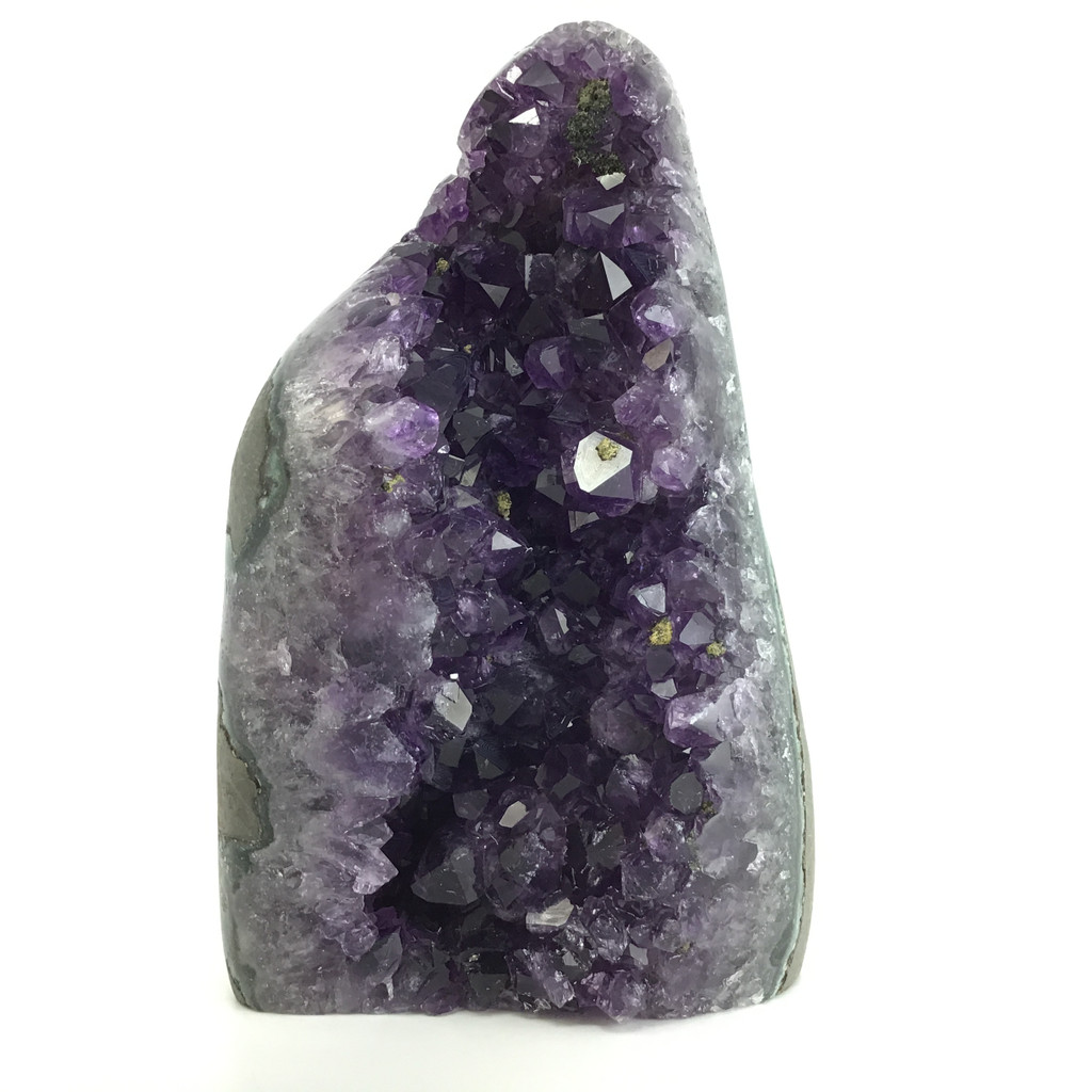 MeldedMind Natural Polished Grade A Cut Based Amethyst Geode 5.39in Décor 293