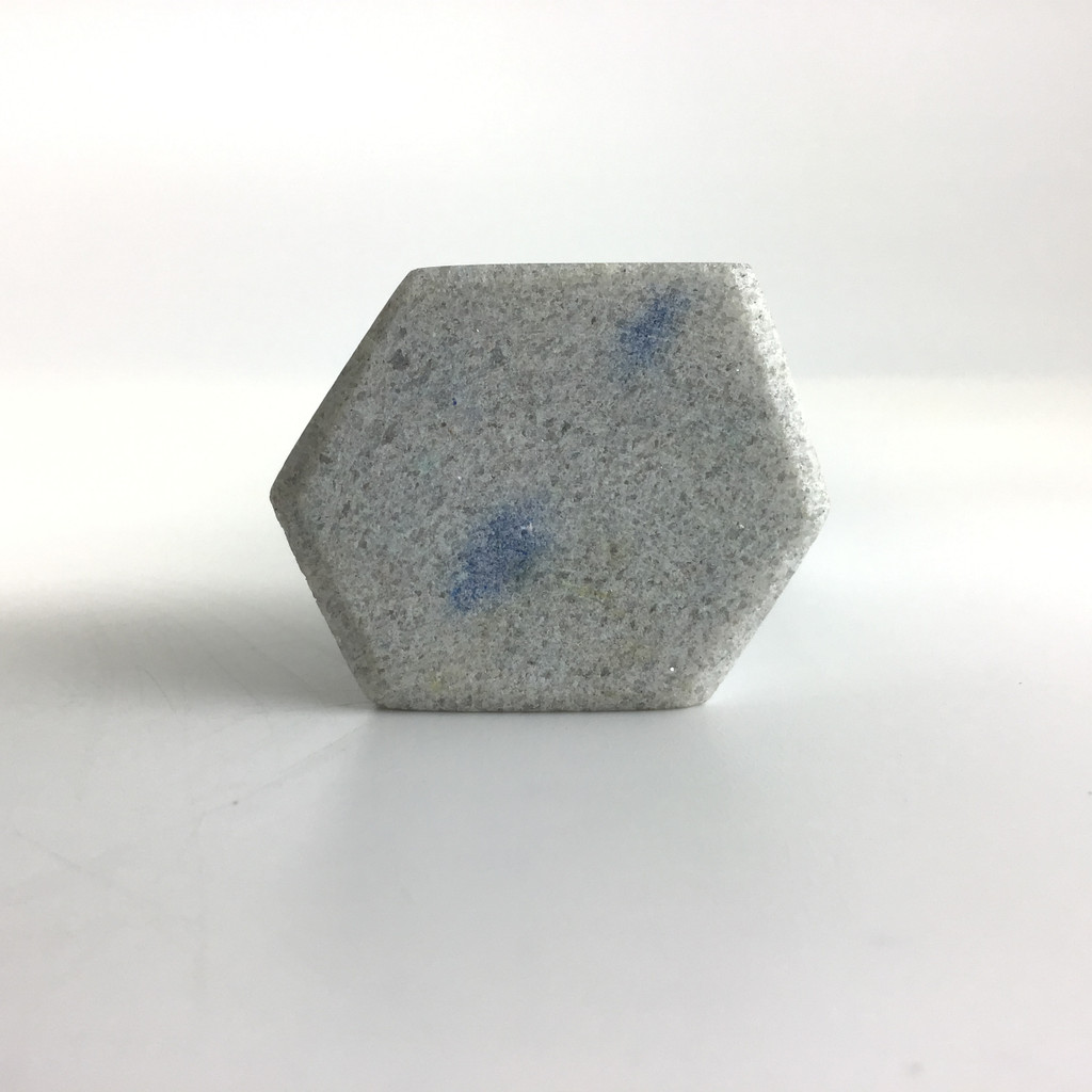 MeldedMind Manganese in Quartz Obelisk Point 5.90in Natural Blue Crystal 205