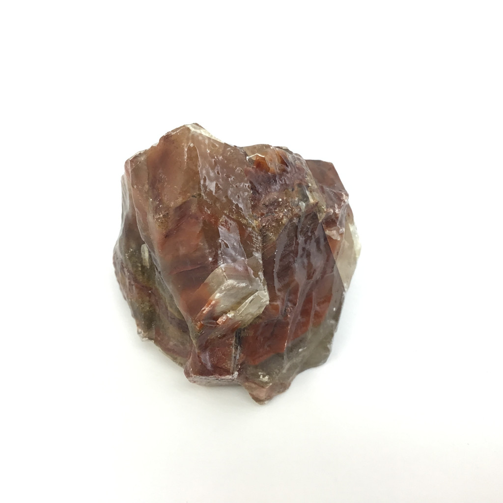 MeldedMind Raw Red Calcite Specimen 1.80in Natural Red Crystal 114
