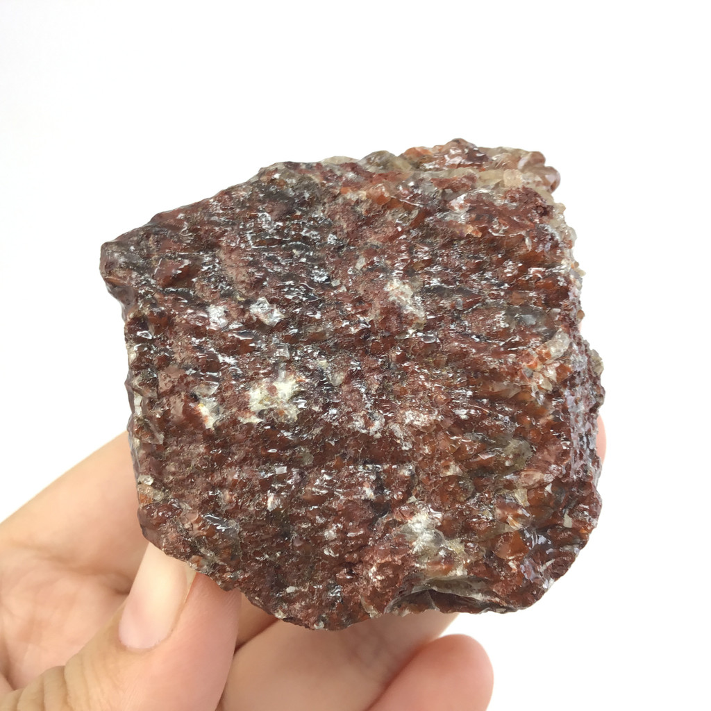 MeldedMind Raw Red Calcite Specimen 2.23in Natural Red Crystal 118