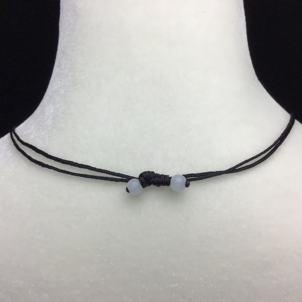 MeldedMind 15in Black Tourmaline Crystal with Adjustable Black Rope Necklace 151