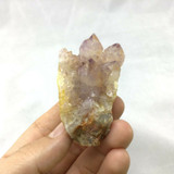 MeldedMind Spirit Quartz 2.60in Natural Purple Crystal Cactus Porcupine 1903-065