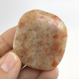Sunstone Smooth Palm Worry Stone 48mm 37g 1905-255 Polished Crystal
