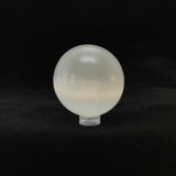 Satin Spar Selenite Crystal Sphere 2.12in 1901-170 White Clear Stone Cleansing