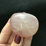 Rose Quartz Palm Stone 56mm 181217 Stone of Unconditional Love Metaphysical