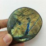 Grade A Labradorite Palm Stone 1709115 Spiritual Vision Metaphysical 