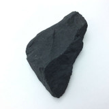MeldedMind Unpolished Rough Shungite Specimen 4.56in Natural Black Stone 180101