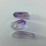 MeldedMind Vera Cruz Amethyst Points Set of 3 Natural Purple Mexico 170808