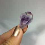 MeldedMind Natural Rough Amethyst Point 1.10in Brazil Purple Crystal 170891
